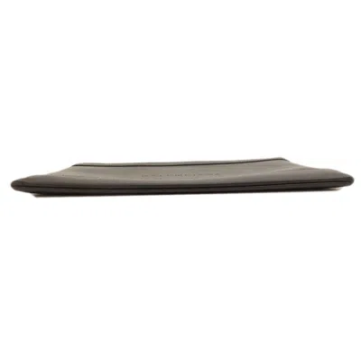 Pre-owned Balenciaga Black Leather Clutch Bag ()