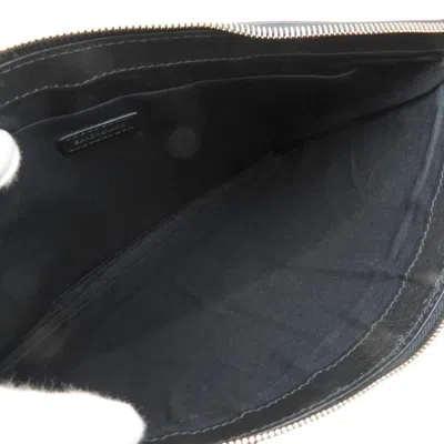 Pre-owned Balenciaga Black Leather Clutch Bag ()