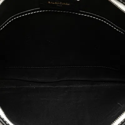 Pre-owned Balenciaga Black Multi-color Pink Leather Clutch Bag () In Black, Multi-color, Pink