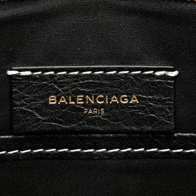 Pre-owned Balenciaga Black Multi-color Pink Leather Clutch Bag () In Black, Multi-color, Pink