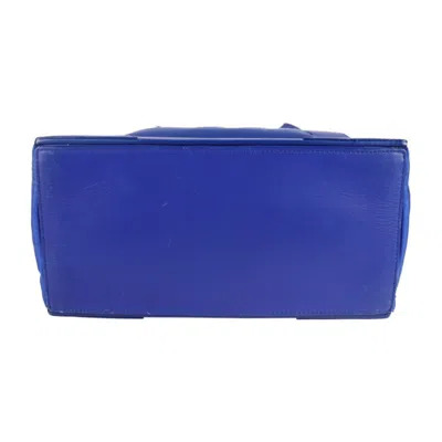 Pre-owned Balenciaga Blue Nylon Handbag Shopping Bag Tote Bag ()