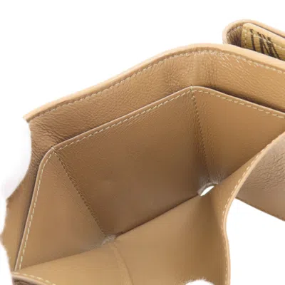 Pre-owned Balenciaga Brown Leather Wallet (tri-fold) ()