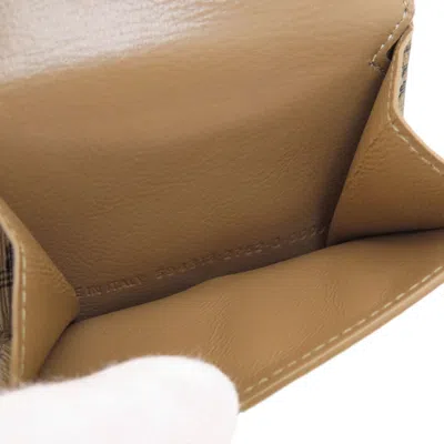 Pre-owned Balenciaga Brown Leather Wallet (tri-fold) ()