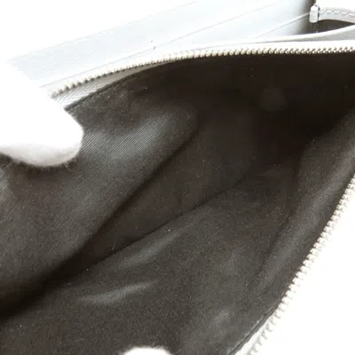 Pre-owned Balenciaga Gray Leather Long Wallet (bi-fold) ()