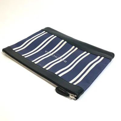 Pre-owned Balenciaga Navy Other Clutch Bag ()