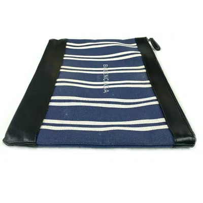 Pre-owned Balenciaga Navy Other Clutch Bag ()