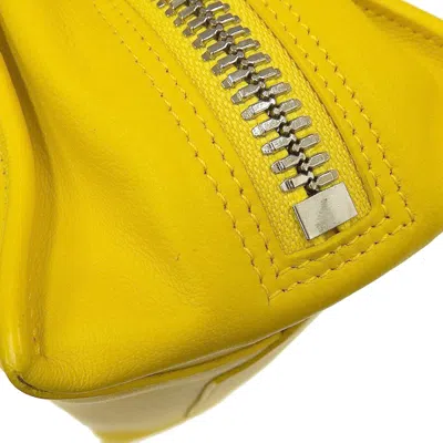 Pre-owned Balenciaga Paper Yellow Paper Handbag Shoulder Bag ()