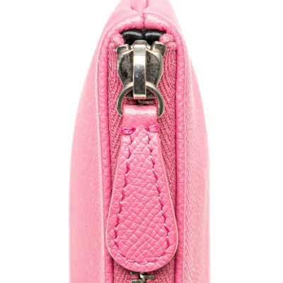 Pre-owned Balenciaga Pink Leather Clutch Bag Pouch ()
