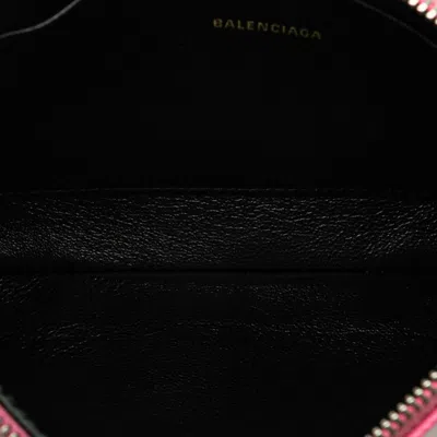 Pre-owned Balenciaga Pink Leather Clutch Bag Pouch ()