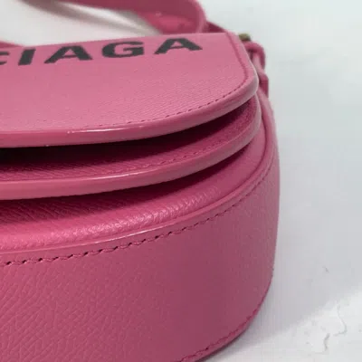 Pre-owned Balenciaga Pink Leather Shoulder Bag ()