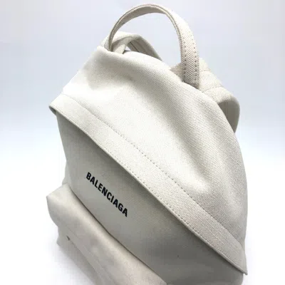 Pre-owned Balenciaga White Cloth Backpack ()