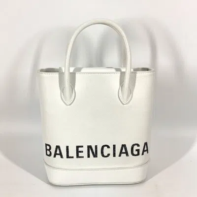 Pre-owned Balenciaga White Leather Shoulder Bag ()