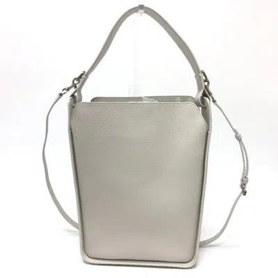 Pre-owned Balenciaga White Leather Shoulder Bag ()