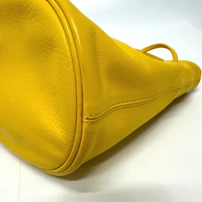 Pre-owned Balenciaga Yellow Leather Shoulder Bag ()