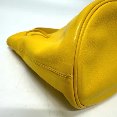 Pre-owned Balenciaga Yellow Leather Shoulder Bag ()
