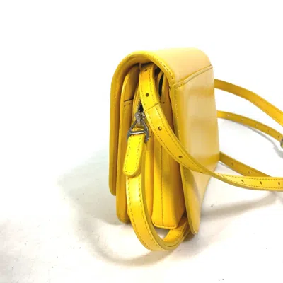 Pre-owned Balenciaga Yellow Leather Shoulder Bag ()