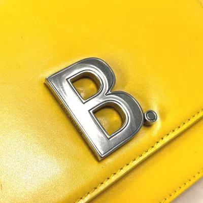 Pre-owned Balenciaga Yellow Leather Shoulder Bag ()