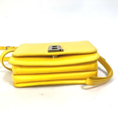 Pre-owned Balenciaga Yellow Leather Shoulder Bag ()