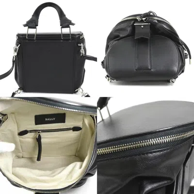 Pre-owned Bally Black Leather Backpack ()