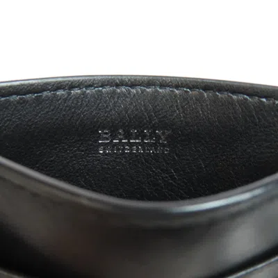 Pre-owned Bally Black Leather Coin Purse/coin Case ()