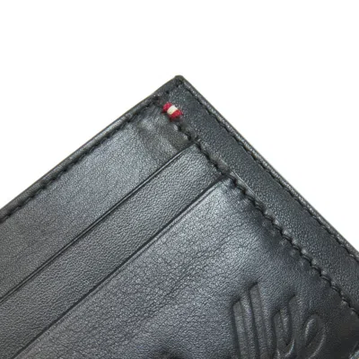 Pre-owned Bally Black Leather Coin Purse/coin Case ()