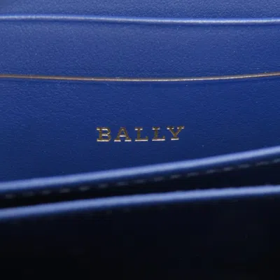 Pre-owned Bally Navy Leather Coin Purse/coin Case ()