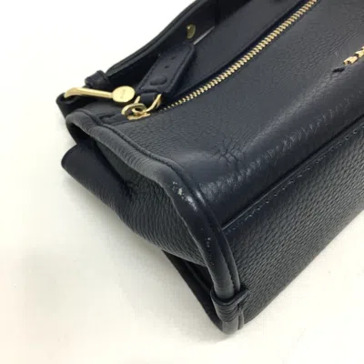 Pre-owned Bally Navy Leather Shoulder Bag ()