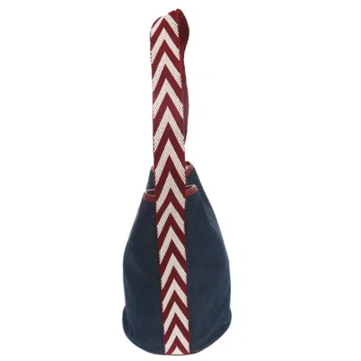 Pre-owned Bally Red Color Cotton Canvas Shoulder Bag ()