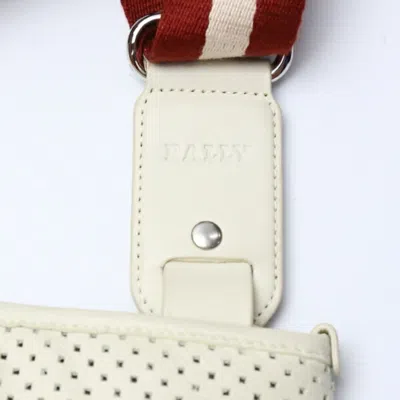 Pre-owned Bally White Leather Shoulder Bag ()