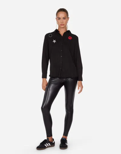 Lauren Moshi Sloane Emoji Love In Black