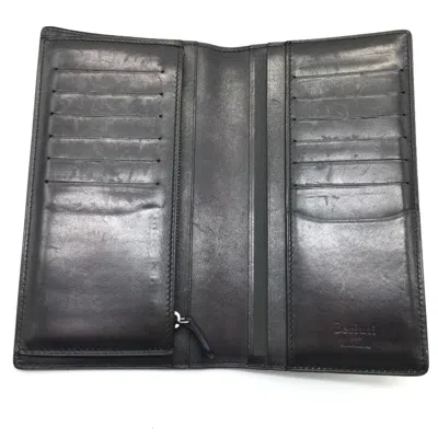 Pre-owned Berluti Purple Leather Wallet (bi-fold) ()