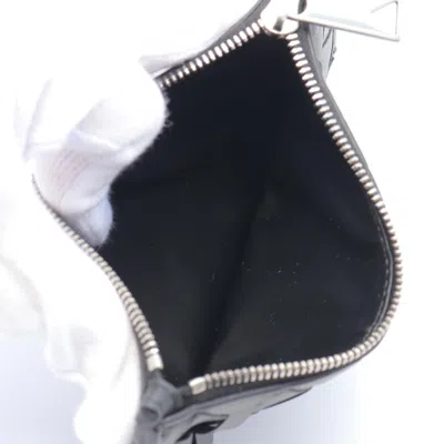 Pre-owned Bottega Veneta Black Intrecciato Coin Purse/coin Case ()