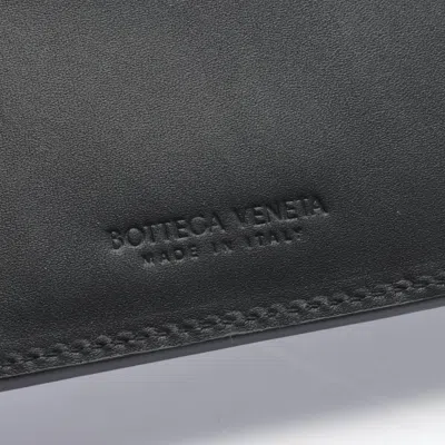 Pre-owned Bottega Veneta Black Intrecciato Coin Purse/coin Case ()