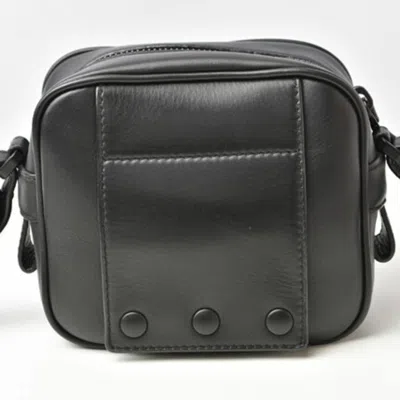 Pre-owned Bottega Veneta Black Leather Pouch Shoulder Bag ()