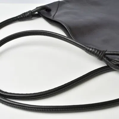 Pre-owned Bottega Veneta Black Messenger Bag Shoulder Bag ()