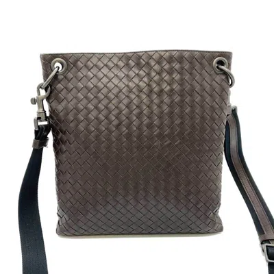 Pre-owned Bottega Veneta Brown Intrecciato Shoulder Bag ()