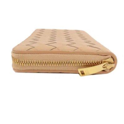 Pre-owned Bottega Veneta Brown Leather Coin Purse/coin Case ()
