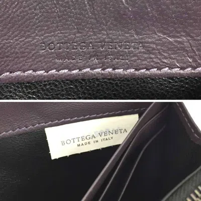 Pre-owned Bottega Veneta Brown Leather Long Wallet (bi-fold) ()