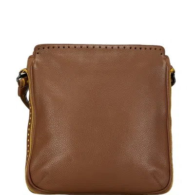 Pre-owned Bottega Veneta Brown Leather Pochette Pouch Shoulder Bag ()