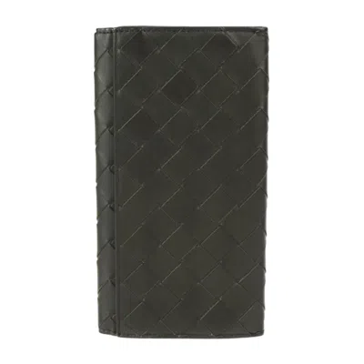 Pre-owned Bottega Veneta Intrecciato Black Pink Intrecciato Wallet (bi-fold) () In Black, Pink