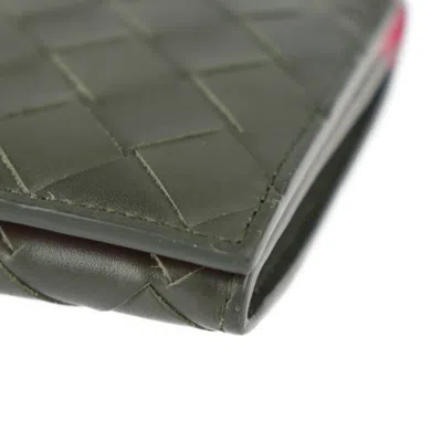 Pre-owned Bottega Veneta Intrecciato Black Pink Intrecciato Wallet (bi-fold) () In Black, Pink