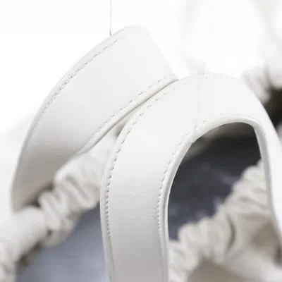 Pre-owned Bottega Veneta Ivory Leather Backpack ()