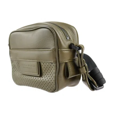 Pre-owned Bottega Veneta Khaki Olive Leather Pochette Shoulder Bag () In Khaki, Olive