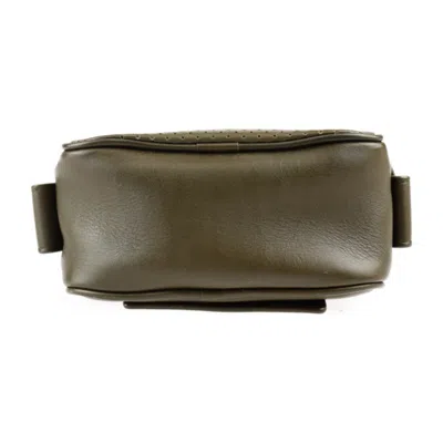 Pre-owned Bottega Veneta Khaki Olive Leather Pochette Shoulder Bag () In Khaki, Olive