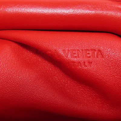 Pre-owned Bottega Veneta Red Color Suede Coin Purse/coin Case ()