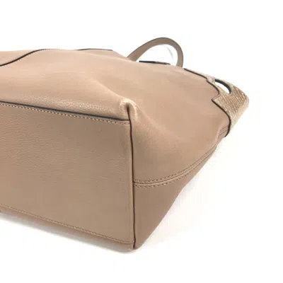 Pre-owned Cartier Beige Leather Shoulder Bag ()