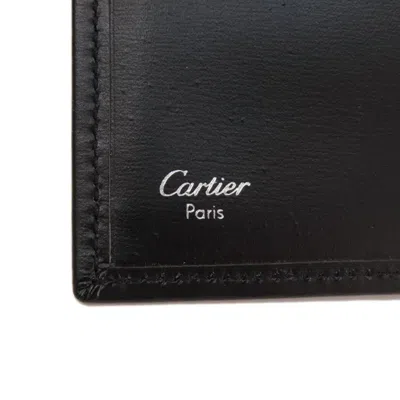 Pre-owned Cartier Brown Leather Wallet (bi-fold) ()