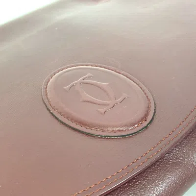 Pre-owned Cartier Other Leather Clutch Bag ()