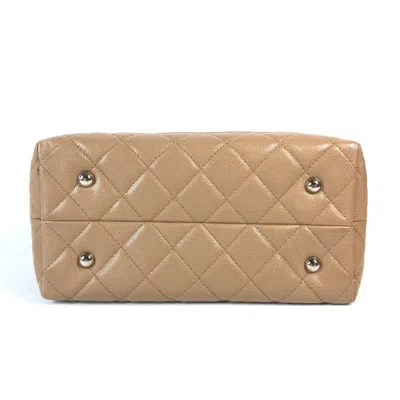 Pre-owned Chanel Beige Caviar Leather Shoulder Bag Tote Bag ()