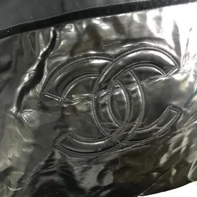 Pre-owned Chanel Black Patent Leather Tote Bag ()